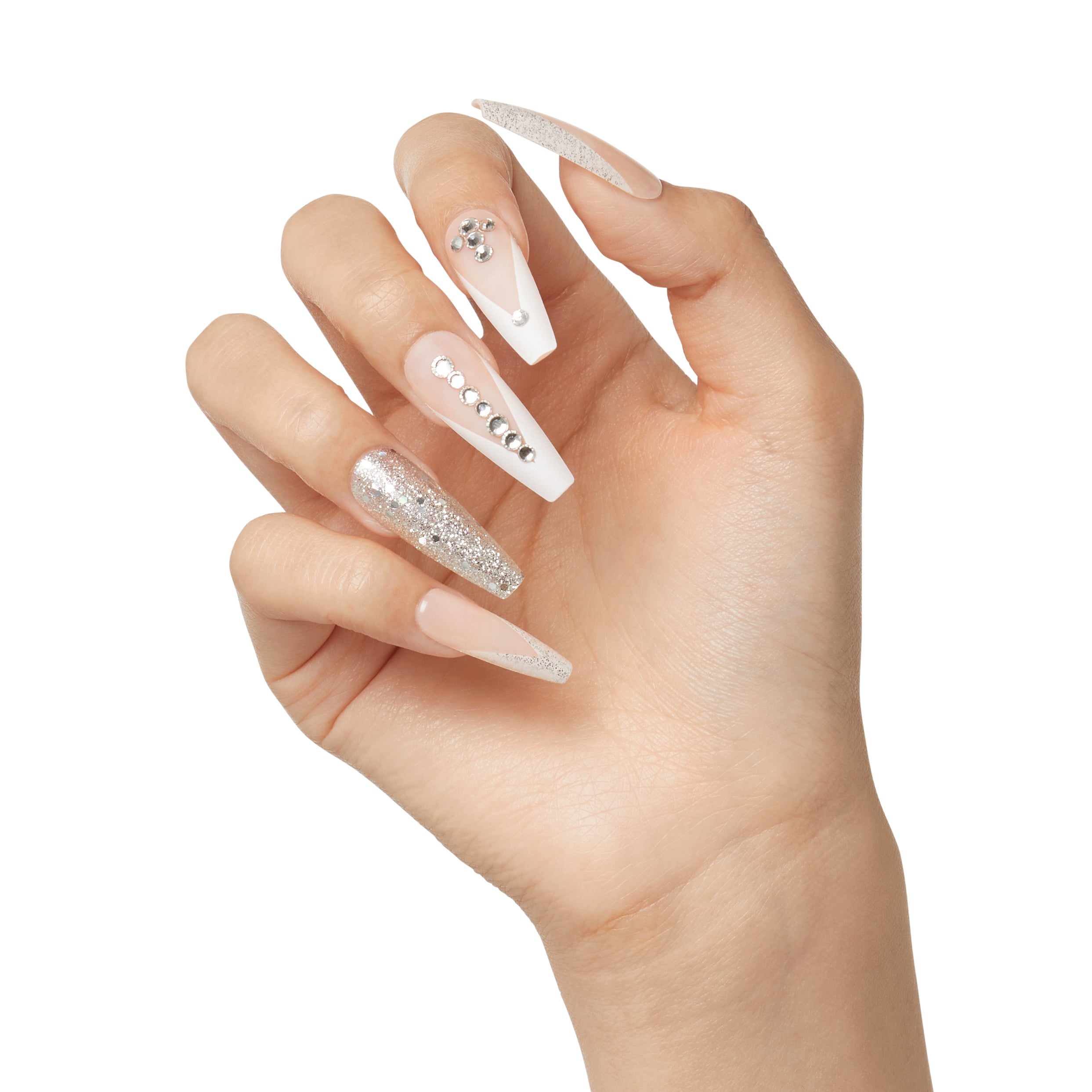 KISS Premium Classy XL Nails Sophisticated Shop Nail Sets at HEB