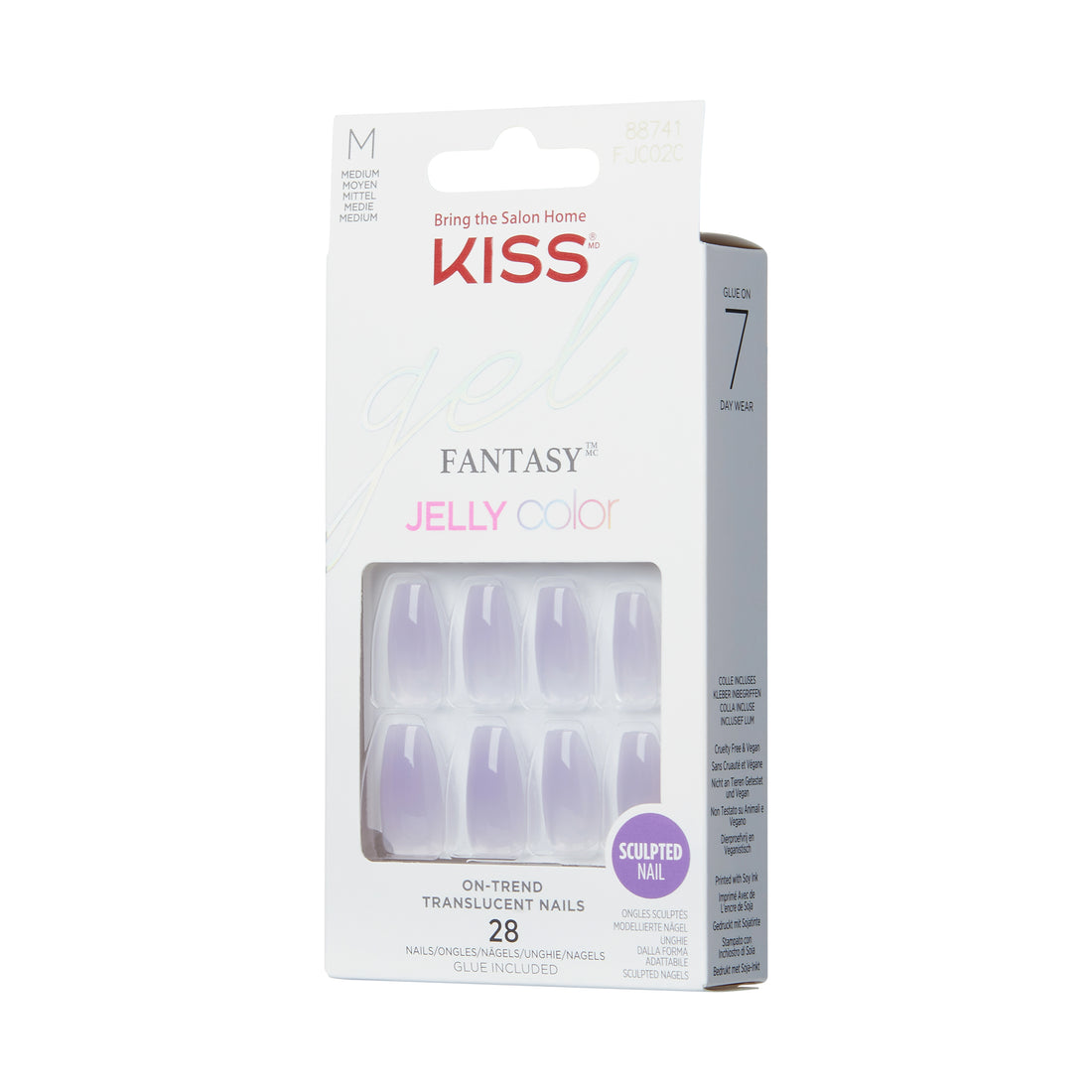 KISS Gel Fantasy Jelly Color Nails - Quince Jelly